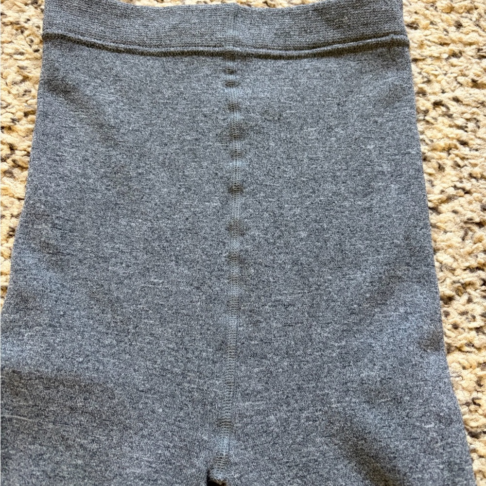 NWOT Gray Fleece Lined Tights Cozy